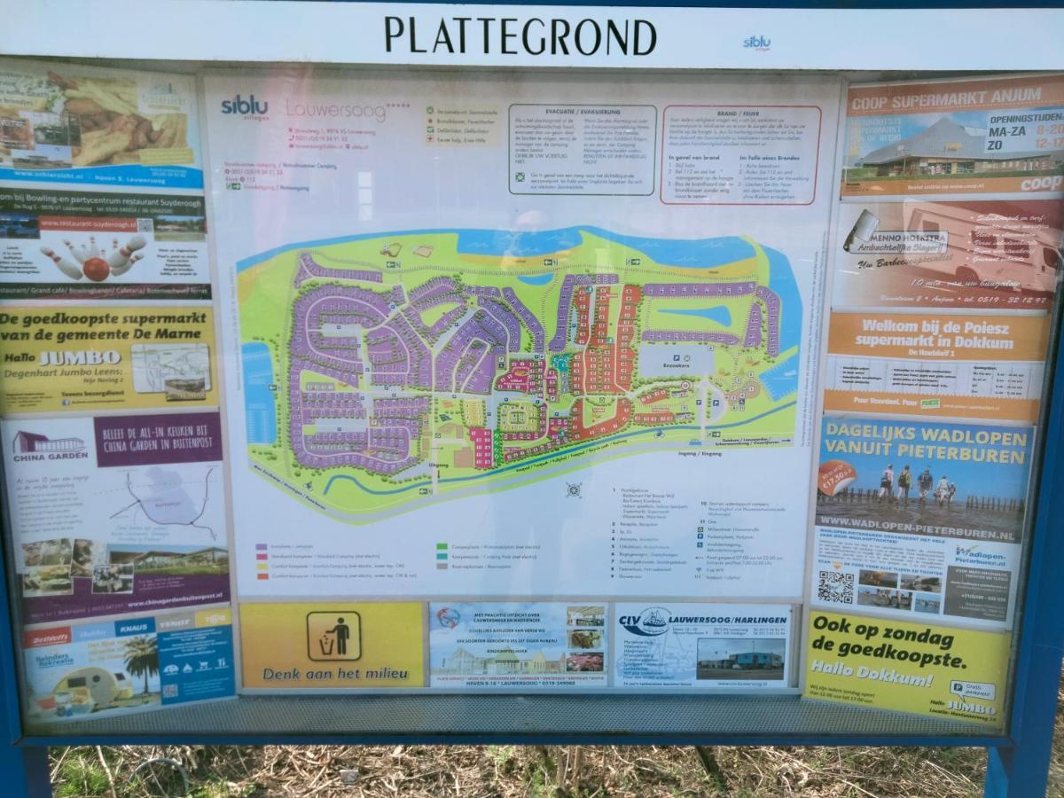 Bj Chalets - De Rug 3 - Vakantiepark Lauwersoog - Luxe Chalet Met Vaatwasser En Inloopkast! Vroege Incheck! Met Airco! Luaran gambar